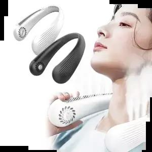 넥선풍기 파인윈드410 넥밴드형 아이스쿨러 듀얼팬 넥 선풍기