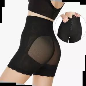 매쉬속옷 하이웨이스트 버클 코르셋 힙업 뱃살보정 매쉬거들