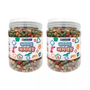 하우펫 해피타임 져키대장 S 1kg x 2개
