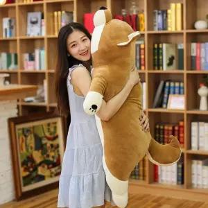 시바인형 모찌 시바견 강아지 바디필로우 안고자는인형 대왕 대형 동물