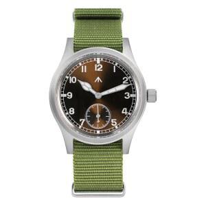 택티컬 프로그 밀리타도 D12 밀리터리 남성용 시계 VD78 쿼츠 사파이어 크리스탈 C3 초발광 36mm 다이얼 스타일 드레스 시계, 100M 방수