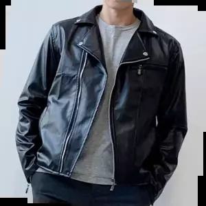 스타일 캐주얼 패션 남자 라이더자켓 가죽자켓 데일리