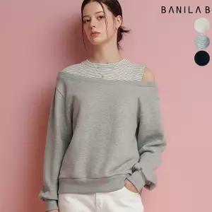 여성 어깨트임 단가라 일체형 맨투맨