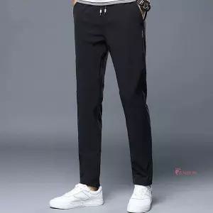 남성 슬랙스 작업 안감 기모 바지 허리밴딩 편한fgh031