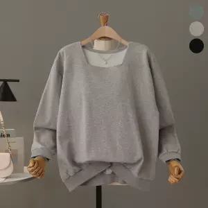 [모노시크] 프레더 베이직 스퀘어 맨투맨_MNTG550