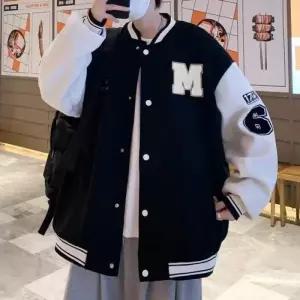 남성 자수 패턴 패션 아우터 봄 야구점퍼 IS-JK55N