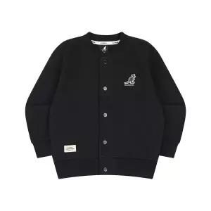 [롯데백화점]캉골 로고 저지 가디건 RC 0001 블랙_ARCCJC00010BK