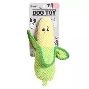 강아지 튼튼한 삑삑이 옥수수 1P 애착 봉제 인형 토이 반려견옥수수장난감