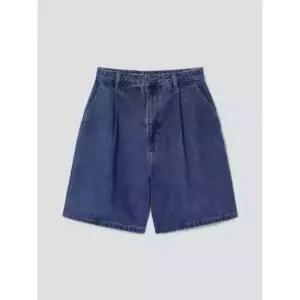 에잇세컨즈 8seconds 버뮤다 데님 쇼츠 블루