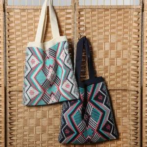 BR_니트3 숄더백여성용백 캐주얼 패션 만다라패턴 가방 여성백 겨울 예쁜 데일리 스퀘어