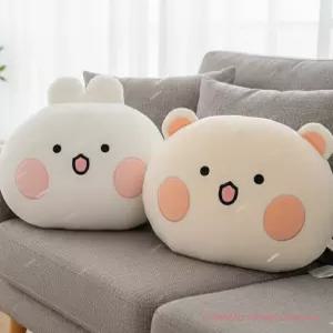 곰돌찡 토끼찡 얼굴 인형 쿠션 30cm 공식라이선스 정품