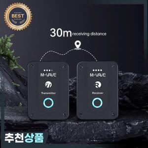 M-VAVE WP-9 충전식 무선 이어폰 모니터 송신기 리시버 볼륨 지지대 스테레오 모노 음소거 기능 2.4G