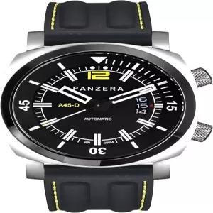 판제라 아쿠아마린 45D 스테인리스 다이버 시계 - 300m 아날로그 방수 남성용 자동 손목시계 호주에서 설계