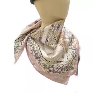 [롯데백화점]페라가모 311595 999186 (팔라쪼 프린트 실크 스카프)