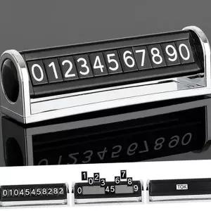 자동차 번호판 전화번호 주차 자석 차량 번호판 알림판