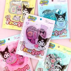 쿠로미 심쿵 클리어 슬라임 스티커 세트 10개입 어린이 완구