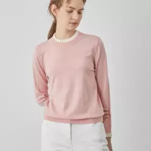 올리비아로렌 HC03 프릴넥 소매니트 풀오버  VOB BL5S 1211