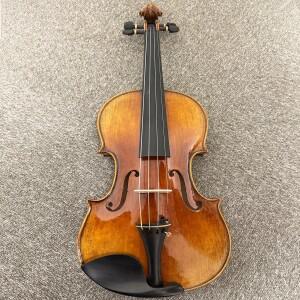 수제 바이올린 4/4 핸드페인팅 전문가용 스프루스 상판 에보니 부속품