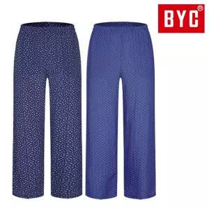 BYC NRG1039 레이온남여공용9부파자마 빅사이즈잠옷바지