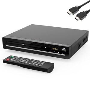 HDMI가 포함된 TV용 DVD 플레이어, 가정용 지역 무료 CD 모든 및 포맷 재생, USB, 리모컨, HDMI RCA 케이블이 미니 플레이어