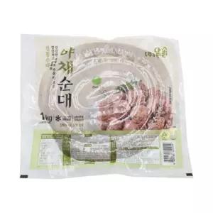 VDF 너른골 야채순대1Kg통 캠핑 맛있는 음식 냉동간식 술안주