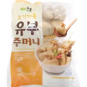 유부주머니(두솔 고기나라 500g) 분식재료 간식 도시락 소풍 나들이 맛있는