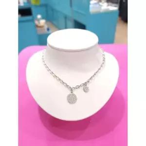 [하프클럽/로뎀 주얼리]로뎀 세이브존05 Premium 스와로브스키 투원 목걸이(화이트)1 RRD24020067