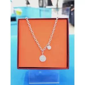 [하프클럽/로뎀 주얼리]로뎀 세이브존05 Premium 스와로브스키 투원 목걸이(화이트)1 RRDE24020067