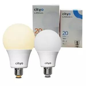 씨티오20W 램프 안정기내장형 LED 벌브형전구 백열등 (KYR-WFH0YLI)