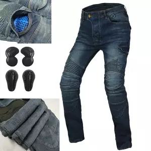 봄 여름 바이크 오토바이 바지 팬츠 라이딩 모터사이클 기모 남성 겨울 모토 크로스 레이싱 바이커 청바지