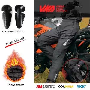 봄 여름 바이크 오토바이 바지 팬츠 라이딩 모터사이클 VNDVEMAR 겨울 방수 퀵릴리즈 바이커 오버팬츠 방풍
