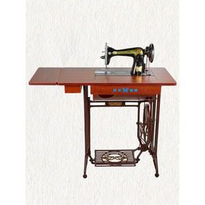 옛날 재봉틀 페달 오버로크 셀프 수동페달 구형 다리 블랙 옐로우 두꺼운플래튼 주철