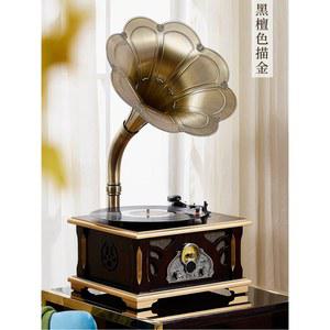 측음기 블루투스 턴테이블 엔틱 스탠드 복고 카세트 장식 미니 블랙테이프 스탠드형 탁상형