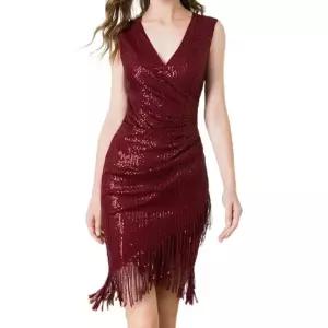 여성스팽글원피스 클럽룩 이브닝 롱 스커트 럭셔리 슬림핏 라인댄스복 라틴댄스복 파티룩