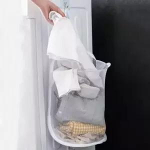 메쉬망 세탁 빨래통 원룸 바구니 수거함 빨래망사바구니 수건망사바구니 매쉬빨래바구니