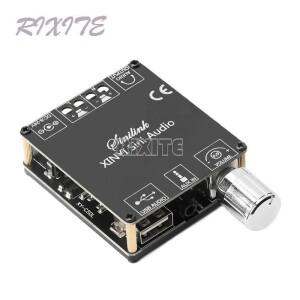 2*50W Bluetooth 5.0 전력 증폭기 클래스 D 오디오 10W ~ 200W HiFi 스테레오 무선 음악 플레이어 미니 USB