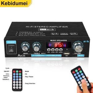AK35 홈 디지털 앰프 오디오 110-240V 베이스 오디오 파워 블루투스 앰프 하이파이 FM 자동 음악 서브우퍼