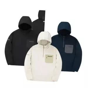 [디스커버리]24FW 겨울 이월/할인 남성/여성/공용 세미오버핏 니트라이크반집업기모후드티셔츠/커플티 D...