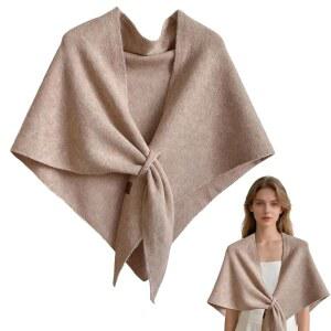 파쉬미나 숄, 여성 니트 숄과 가디건 케이프 울 캐시미어 숄더 탑 스웨터 숄 스카프를 데일리웨어로 감싸다