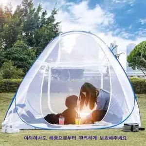 휴대용 모기장 침대용 텐트 방충망 접이식
