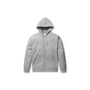 폴햄 공용) 기모 플리스 후드 집업 (블랙 그레이 오트밀)