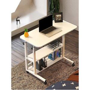 이동식책상 바퀴형 간이 선반 자취 노트북 침대옆