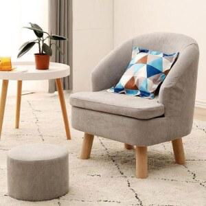 편한1인용쇼파 거실 원목 허리편한 의자 소파