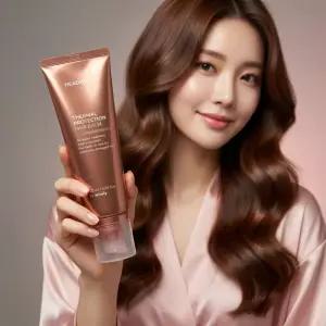 히피펌 컬크림 손상모 에센스 파마머리 열보호제 4개