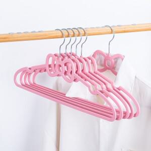 핑크 리본 패턴 옷걸이  내구성 있는 초박형 공간 절약형 브라 셔츠 드레스용  소녀용 코트
