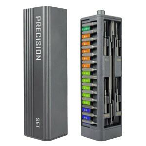 [미국배송] 49 IN 1 전자 정밀 드라이버 세트 스테인리스 스틸 손잡이가 있는 전문가용 자기 수리 도구 키트 및 컴퓨터 PC 아이폰호환 노트북 시계 xbox호환용 PS5 링 초인종용 20비트