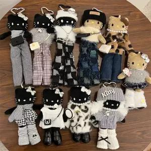 롱다리 헬로키티 빈티지 패션 인형 키링 백팩 가방 꾸미기 조카 생일 선물