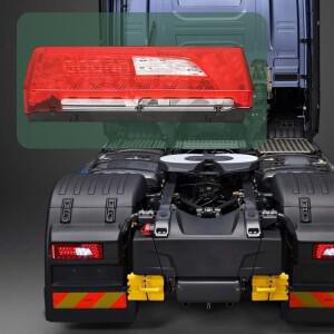 스카니아 호환 트럭 L P G R S 시리즈 2016-2024 T 2004-2018용 LED 테일라이트 번호판등 경고음 포함 2241