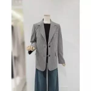 [갤러리아] [SOUP]잔 체크 투버튼 싱글 자켓 SC3JK3A