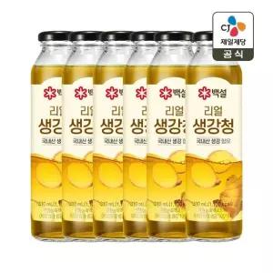 백설 리얼 생강청 310ml x6개